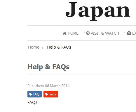 Help  FAQs - Japan Firsthand